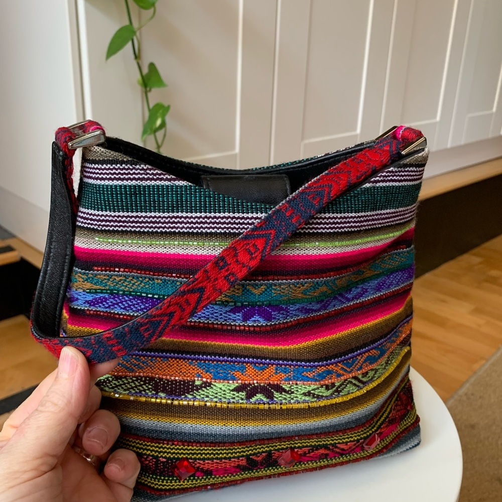 Isabella Fiore evening bag:  small Peruvian print
